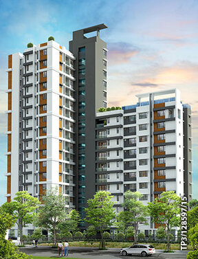 luxury flats in calicut - crescent lavender