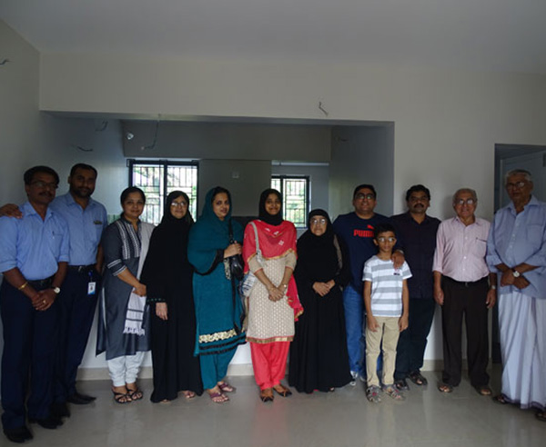 Our team with Mr. Remil Ismail & family of apartment C 3 in Crescent Aster after handing over