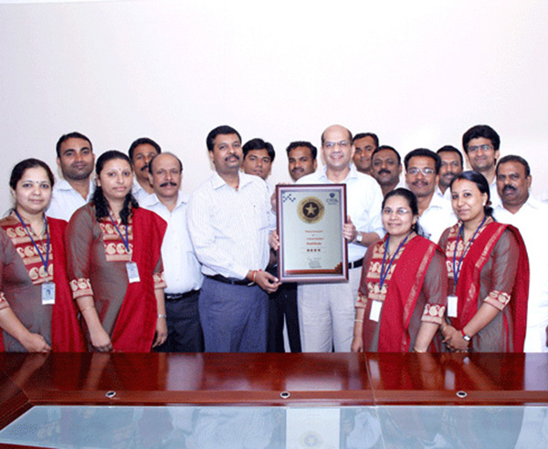 Our team after receiving the CRISIL certificate, from Mr.Surendran of  CRISIL on 30-08-2013.