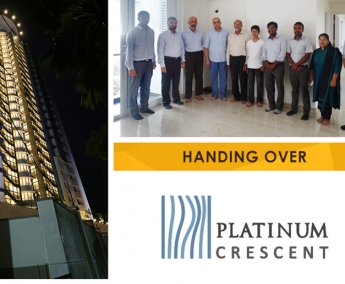 Our team with Dr. Mohammed Nayeem and Family of apartment no. B 9 in Platinum Crescent after handing over.