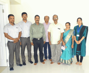 Our team with Mr. C. Asokan and family of apartment no. C 3 in Crescent Zinnia after handing over.