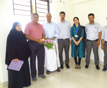 Our team with Mr.Aboobaker Koya and family of apartment no. F 10 in Crescent Zinnia after handing over.