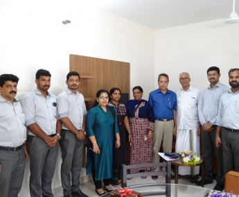 Our team with Ms. Manida & family of apartment no.E 01 in Crescent Lavender, after handing over	