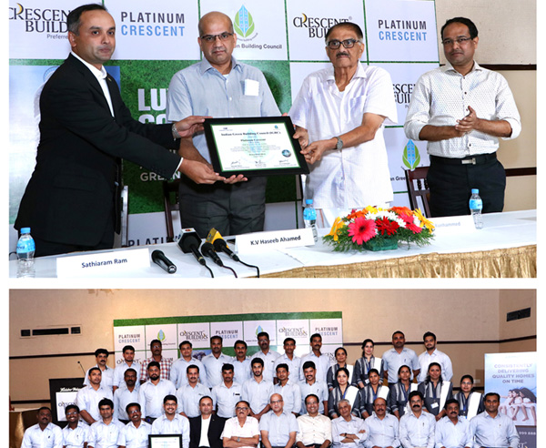 Platinum Crescent awarded IGBC Green Homes Silver Precertification