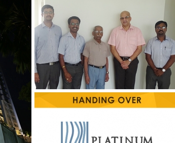 Platinum Crescent - Handing over