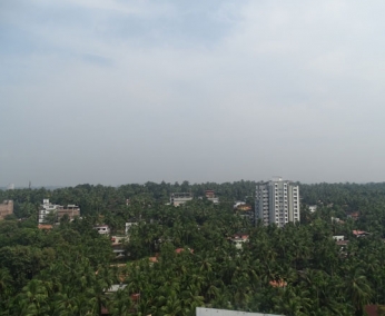 Shows north side view from the 13th floor.