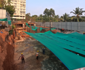 A general view of the site.