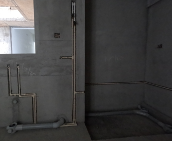 Another view Plumbing chipping & piping work has been completed on 2nd floor.