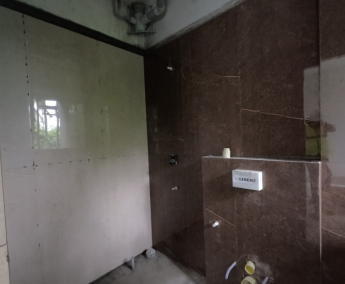 Toilet Tiling work has been completed on 1st floor.